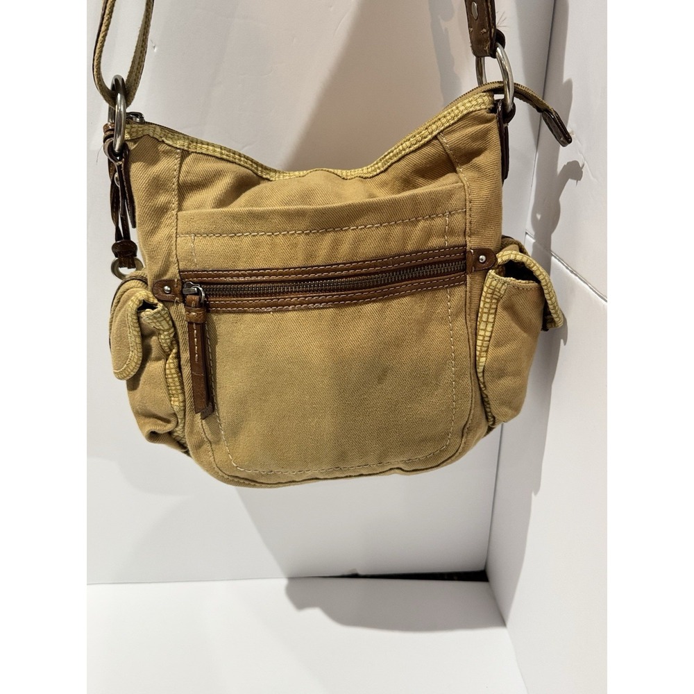 Fossil pocketbook,‎ brown, denim material - Picture 13 of 16
